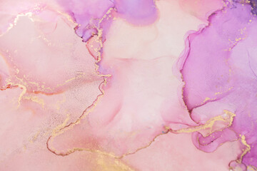 Obraz na płótnie Canvas Abstract purple paint background. Alcohol ink. Style the swirls of marble or the ripples of agate.
