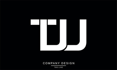 TW, WT, Abstract Letters Logo Monogram