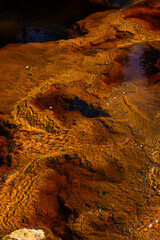 Textured Landscape of Rio Tinto's Iron-Rich Shores