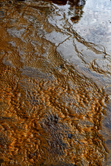 Textured Landscape of Rio Tinto's Iron-Rich Shores