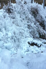 あしがくぼの氷柱