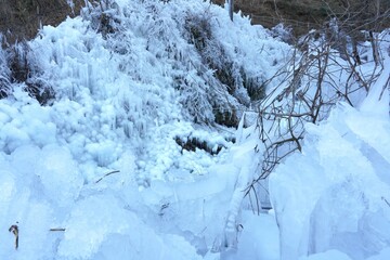 あしがくぼの氷柱