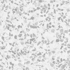 Halftone vector background. Monochrome halftone pattern. Abstract geometric dots background. Pop Art comic gradient black white texture. Design for presentation banner, poster, flyer, business card.	