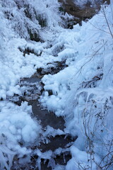 あしがくぼの氷柱