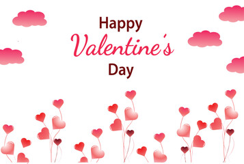 vector illustration of valentine's day, Confetti Heart. Valentine day greeting concept
