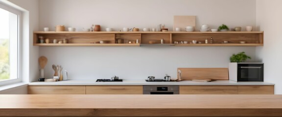 Kitchen background countertop in the interior
