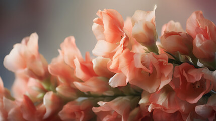 close-up images capturing the delicate unfolding of Snapdragon blossoms