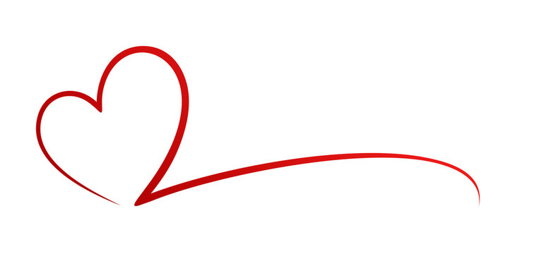 The symbol of a red stylized heart.
