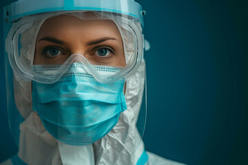 Fototapeta na wymiar Close-up of laboratory worker working in laboratory environment