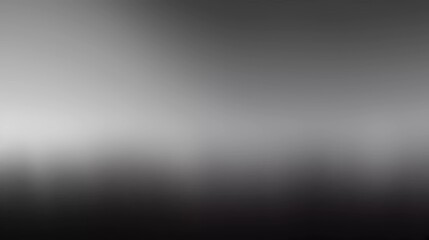 Blurred gradient silver and black color gradient, with granular noise effect background. generative ai