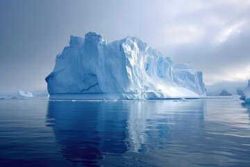 Iceberg in Antarctica, iceberg in polar regions