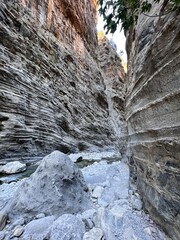 Samaria gorge (samaros tarpeklis) from Chania