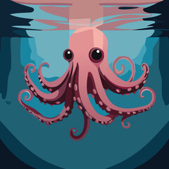 Sea world VECTOR octopus fish sea life 