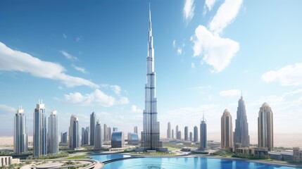 burj khalifa, realistic photo, high quality, --ar 16:9 --v 5.2 Job ID: 3dea5987-4952-40d3-ab3b-8c3a8ab60fea