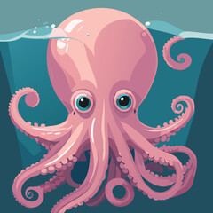 Sea world VECTOR octopus fish sea life 