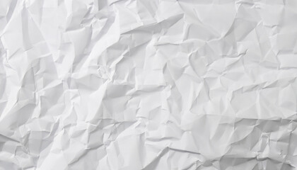 White crumpled paper for background, with space for your design
