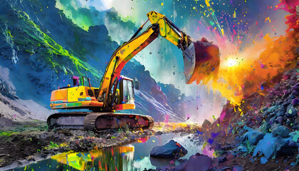 Vivid excavator