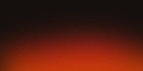 Abstract grainy black orange gradient background for banners, design, advertising, covers, templates and posters