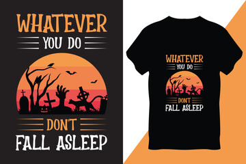 Halloween T-Shirt Design Vector