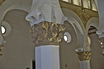 Toledo, interno della ex Sinagoga de Santa María La Blanca - Spagna