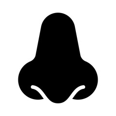 nose glyph icon