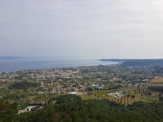 Obraz premium view of the city the city