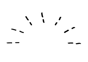 おしゃれでシンプルな手書き風素材　見出し