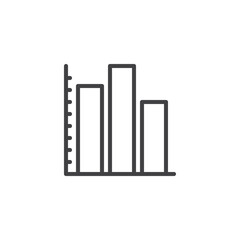 Bar Chart line icon