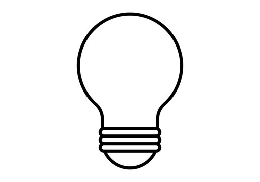 Icono negro de bombillas en fondo blanco.