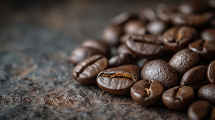 Fototapeta premium Roasted coffee beans.