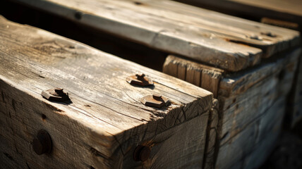 Close-up of old wooden boards.