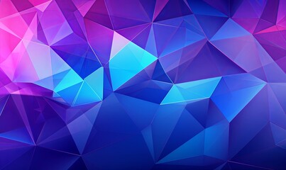 Fototapeta premium a purple and blue background with lines and triangles, in the style of colorful