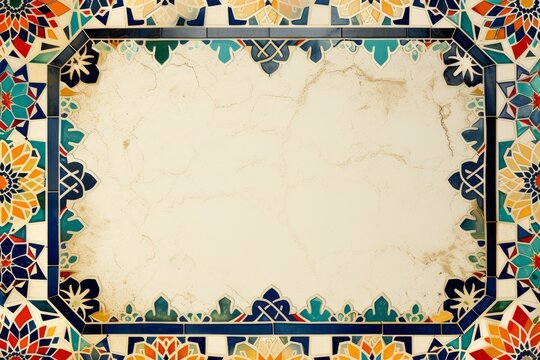 blank border floar frame