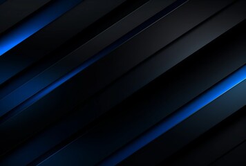Fototapeta premium abstract blue and black are light pattern with the gradient