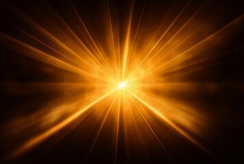 Sun Light Overlay. Sun rays overlay. Sun rays light isolated on black background