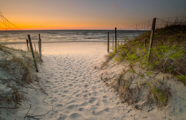 The landscape on the Baltic Sea.