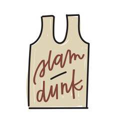 Slam Dunk Basketball Jersey © crrobins