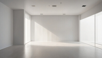 White empty light filled Room  