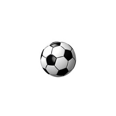 Soccer Ball / Foot ball with black and white color scheme