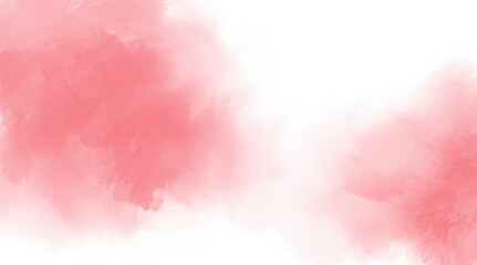 Obraz premium Water color, pink, white background, used as a background in the wedding and other tasks.