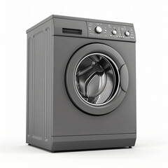 Gray washing machine