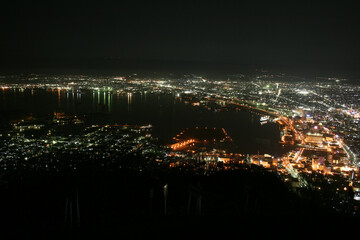 函館山から見た函館の夜景