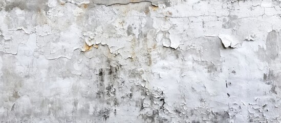 Texture and background of a white and grey cement wall, in an abstract style.