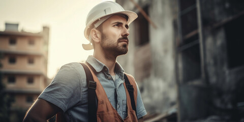 Portrait of a Confident Contractor