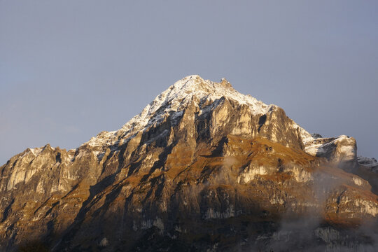 snow-covered mountain (horizontal)