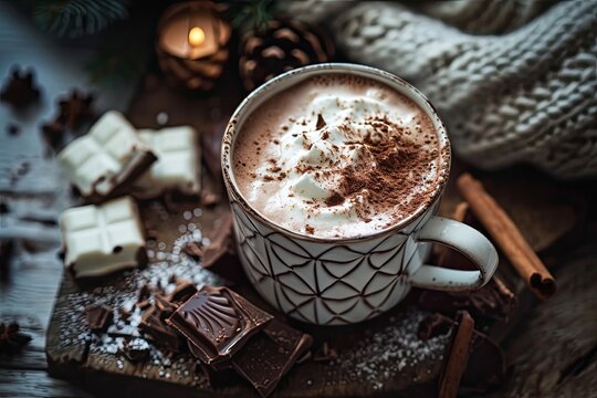 Photography of drinking Hot Chocolate