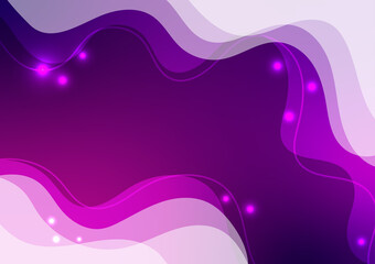 Purple curve center line wave abstract background
