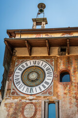 Clusone and the ancient Fanzago clock. Val Seriana to discover.