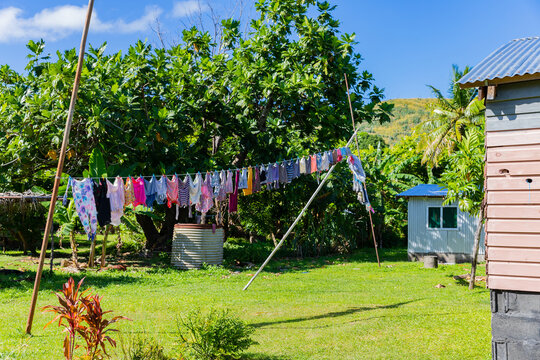 village in Viti Levu island