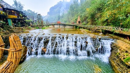 Natural waterfall 